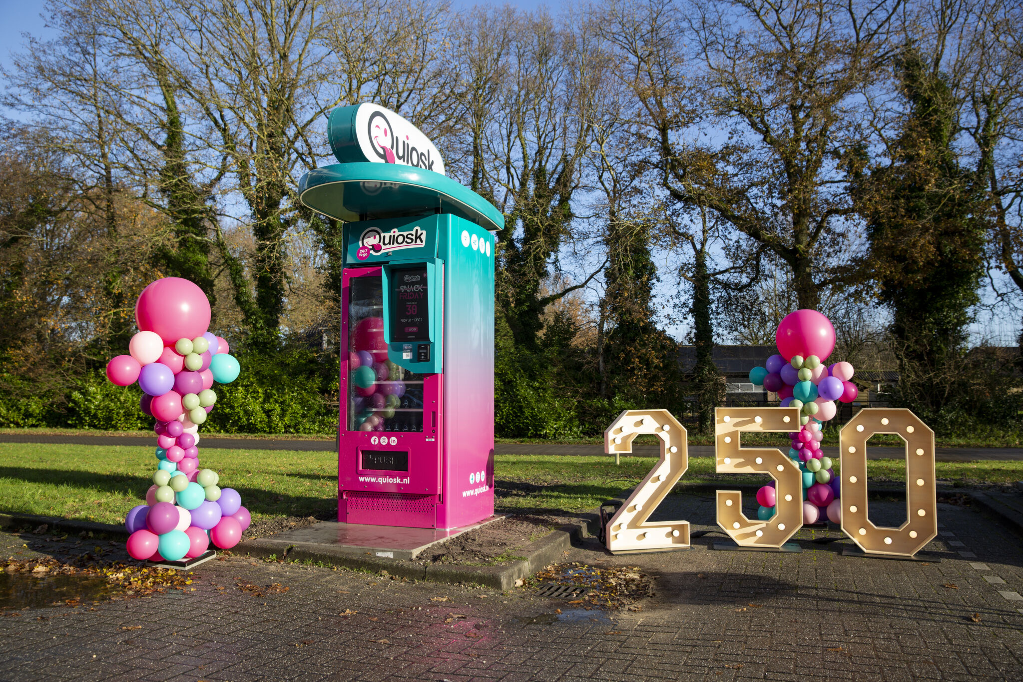 Quiosk viert mijlpaal: 250 locaties in Nederland